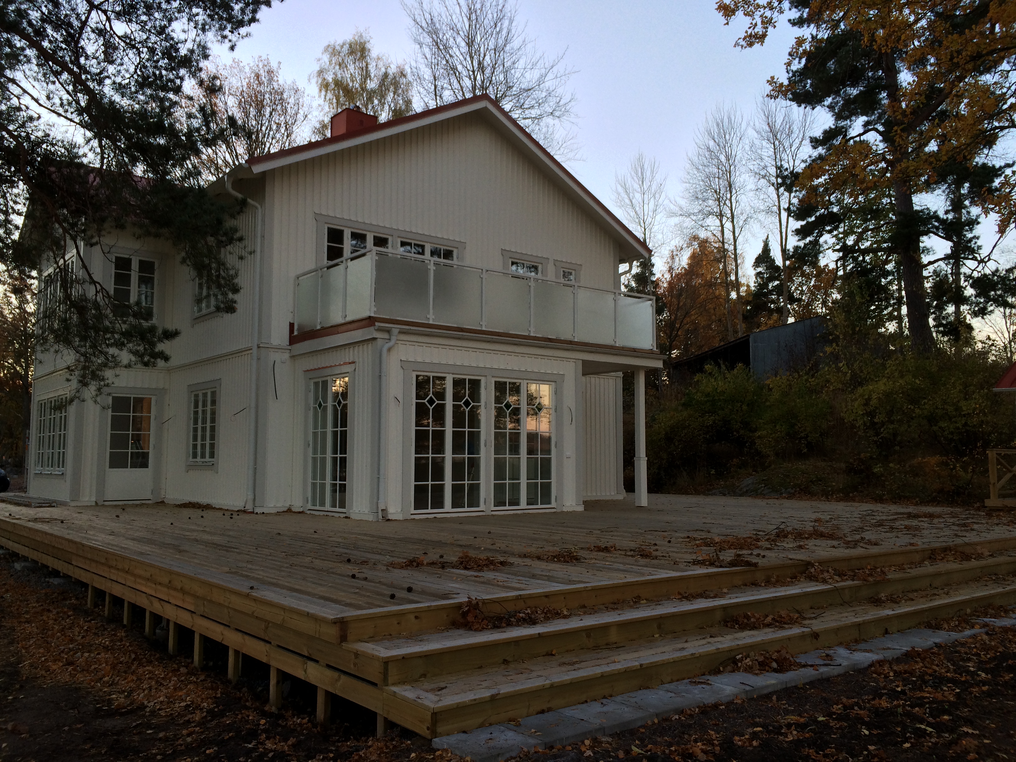 Arkitektritad villa på Sandö